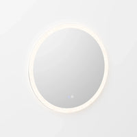 מראה לאמבטיה עגולה עם תאורת לד היקפית – דגם Ring