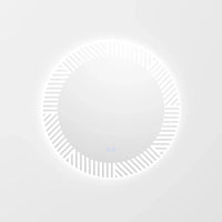 מראה לאמבטיה חכמה עם תאורת לד, מפשיר אדים וטאץ׳ – דגם Solring