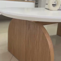 Birch | שולחן סלון אובלי בעיצוב סקנדינבי