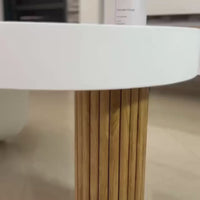 Elv | שולחן סלון אובלי בעיצוב גיאומטרי